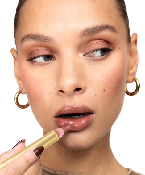 Hyaluronic Lip Butter Balm | Cappuchino Foundation Brush