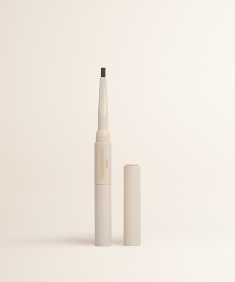 Brow Duo Brow Pencil + Fixing Gel | Dark Foundation Brush