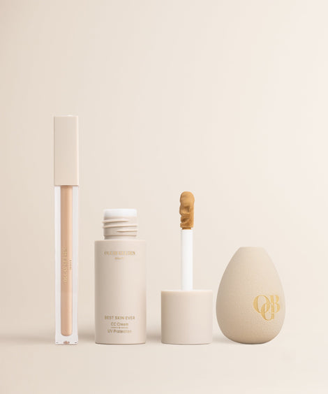 Best Skin Ever CC Cream + Brightening Concealer Bundle | Medium Medium Foundation Brush