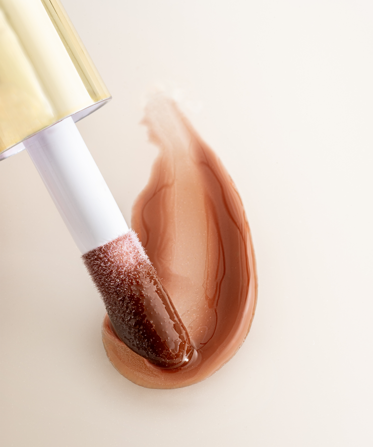 Lip Oil | Cappuchino Foundation Brush