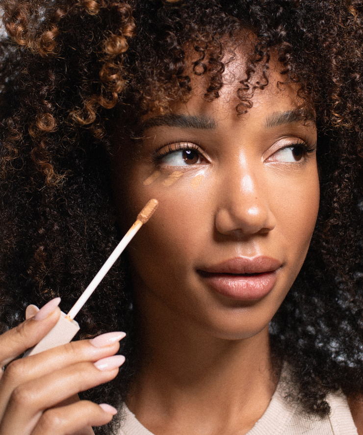 Brightening Concealer | Tan Foundation Brush