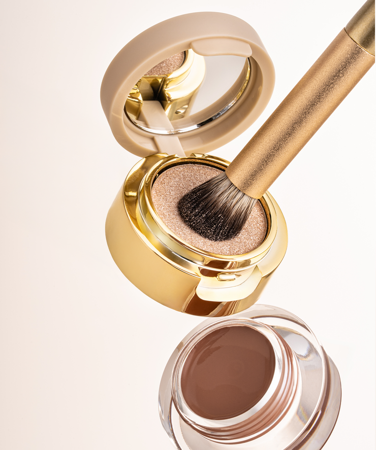 One & Done Eyeshadow | Blushed Sand Foundation Brush