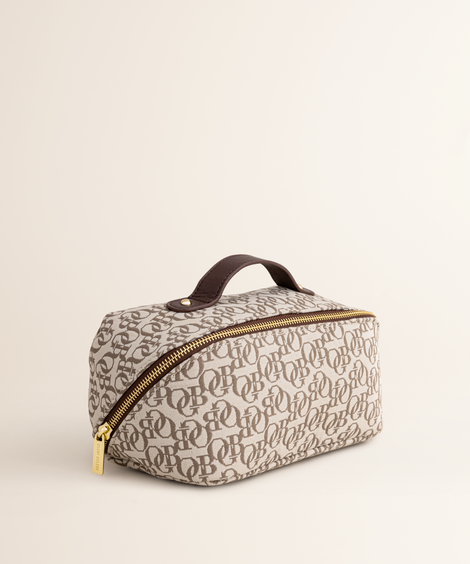 Small Jacquard Make-up Bag Foundation Brush