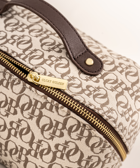 Small Jacquard Make-up Bag Foundation Brush