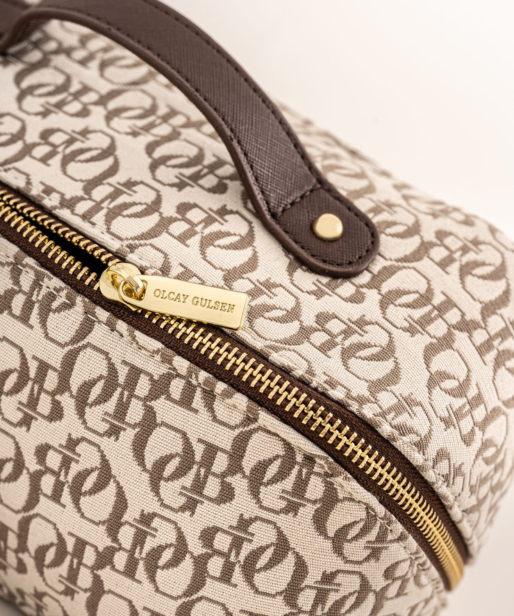 Small Jacquard Make-up Bag Foundation Brush