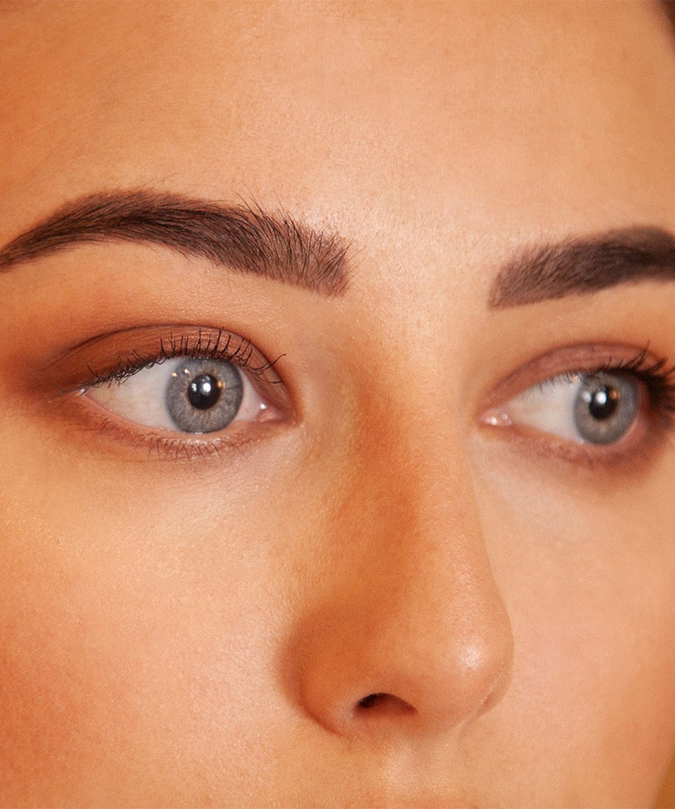 Brow Duo Brow Pencil + Fixing Gel | Dark Foundation Brush