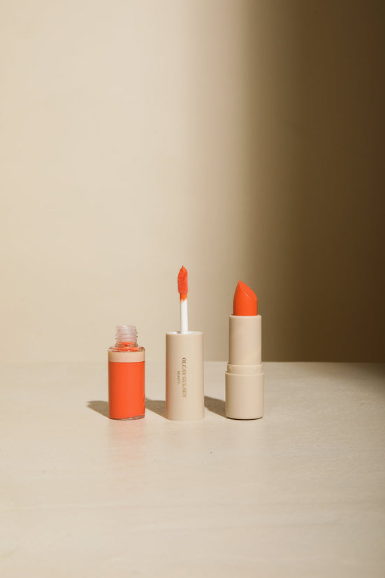 Serious Shine Lipgloss + Lipstick | Peach