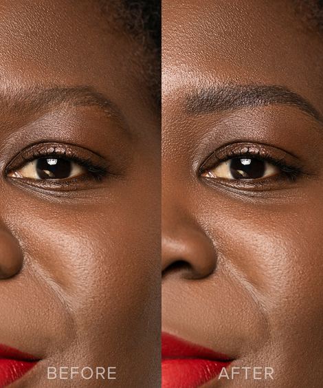 Brow Duo Brow Pencil + Fixing Gel | Dark Foundation Brush