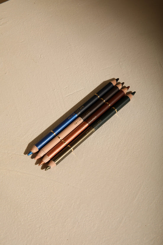 DUO EYE CRAYON | DEEP GREEN + OLIVE GOLD