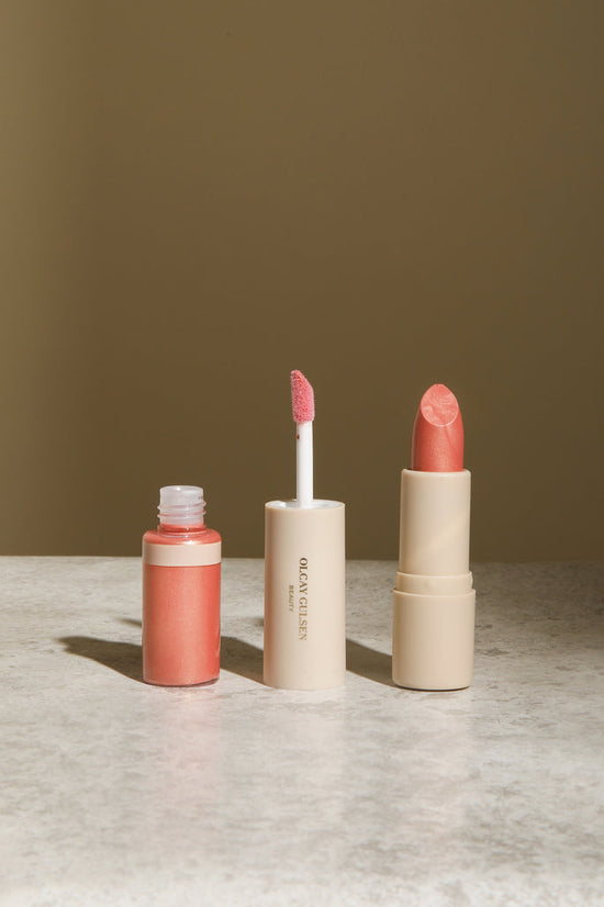 SERIOUS SHINE LIPGLOSS + LIPSTICK | PERKY PEACH