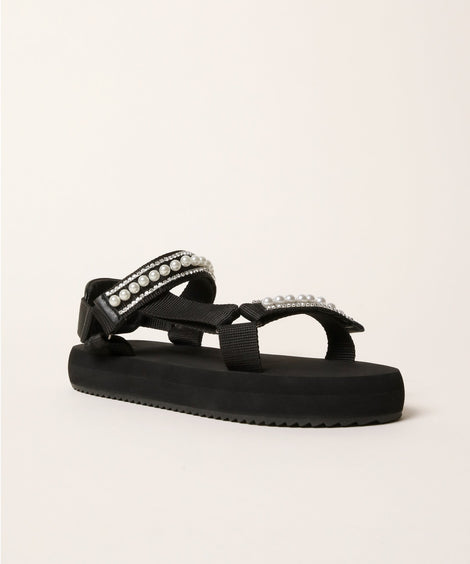 PEARL CHAIN | BLACK