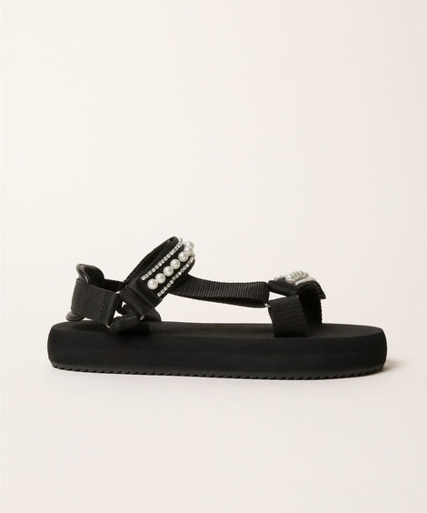 PEARL CHAIN | BLACK