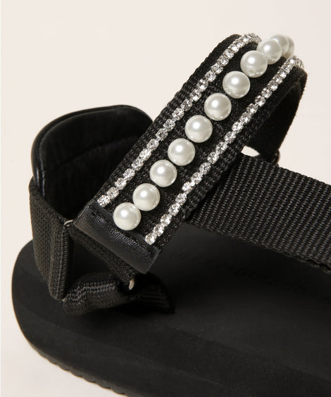 PEARL CHAIN | BLACK
